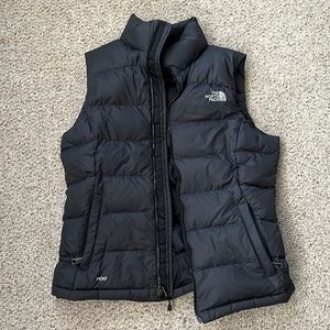 Black North Face vest